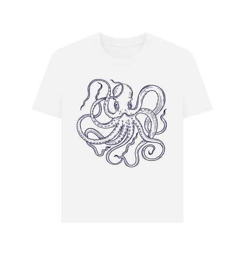 White Printed T-shirt Front