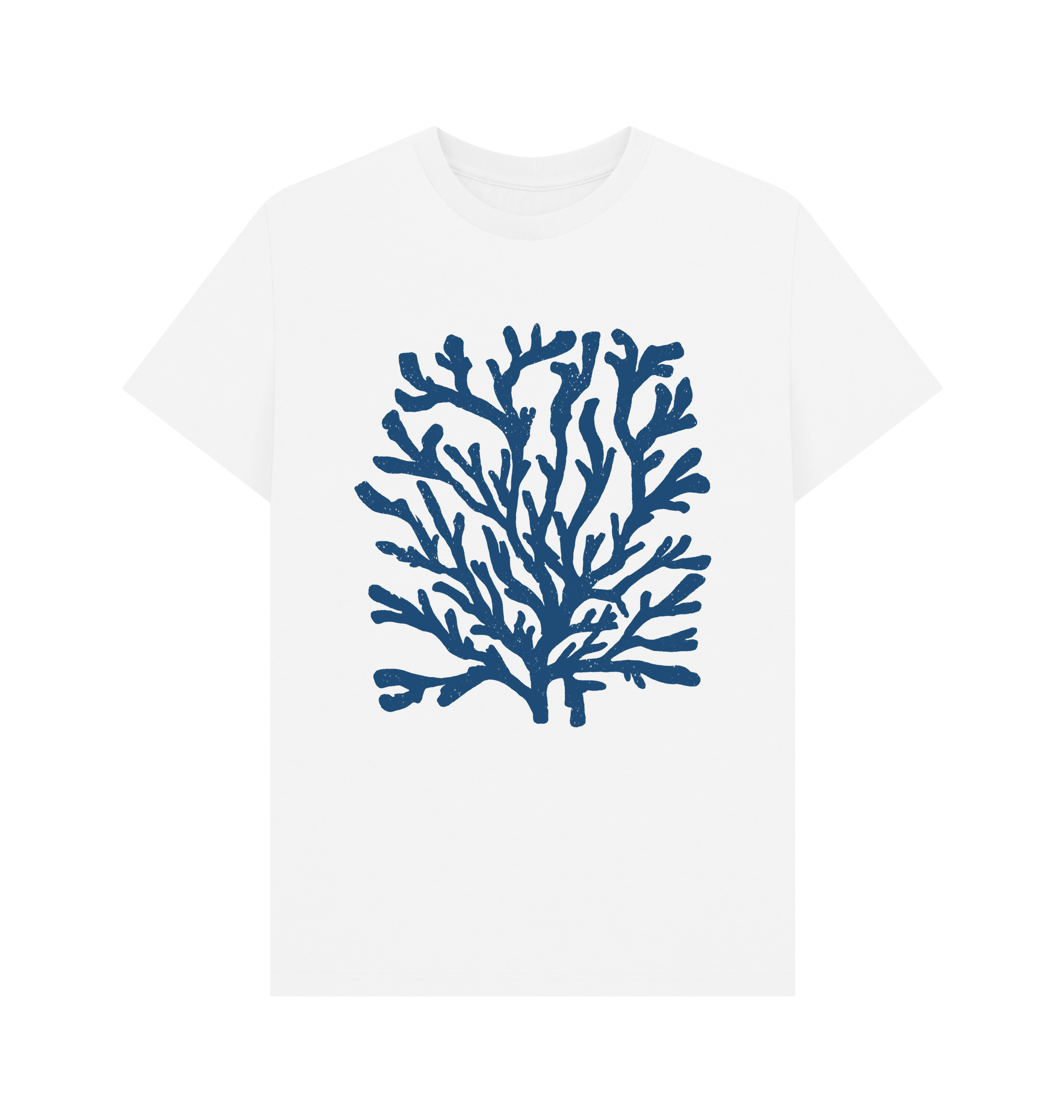 White Printed T-shirt Front