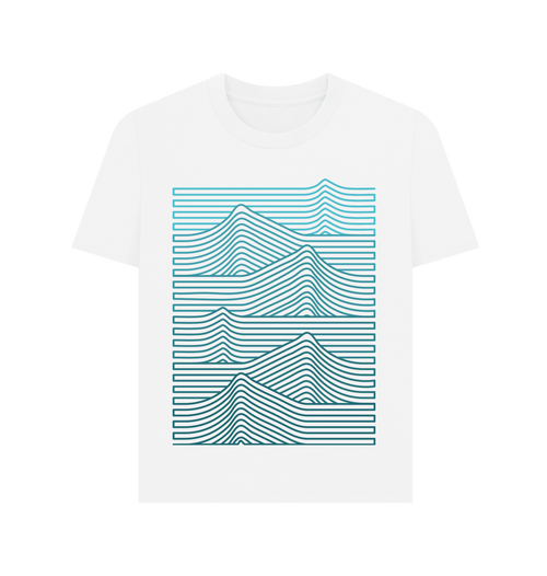 White Printed T-shirt Front