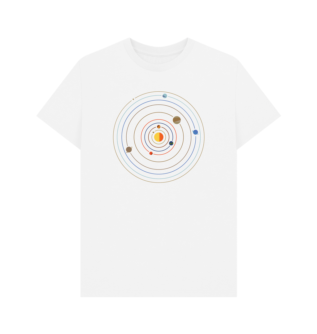 White Printed T-shirt Front