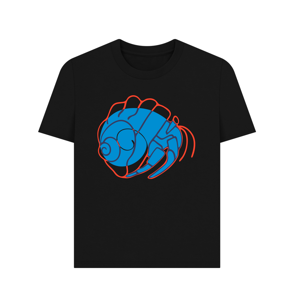 Black Printed T-shirt Front