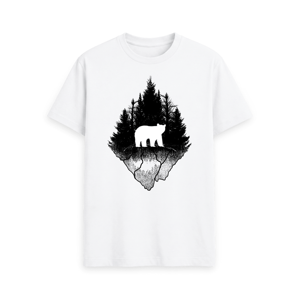 White Printed T-shirt Front