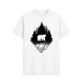 White Printed T-shirt Front