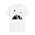 White Printed T-shirt Front