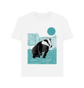 White Printed T-shirt Front