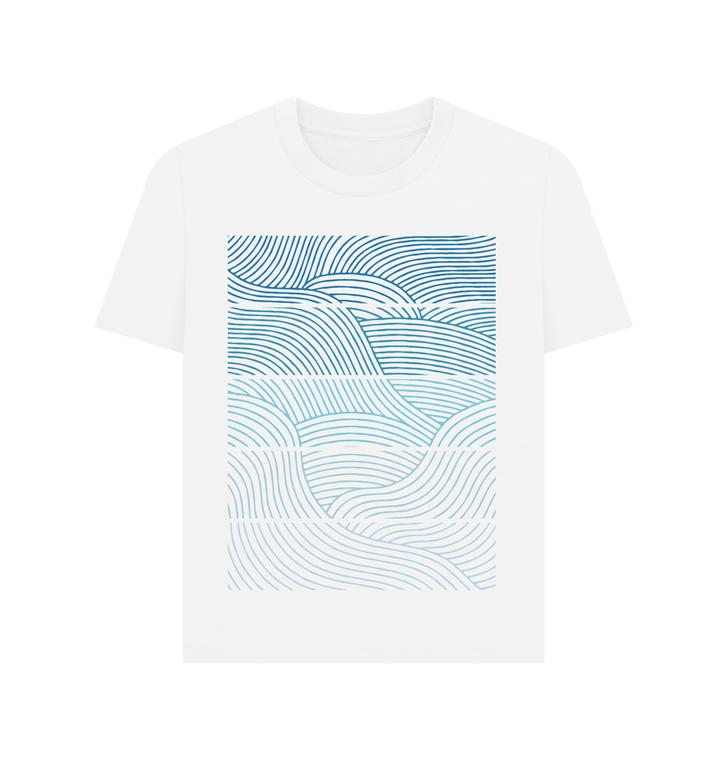 White Printed T-shirt Front