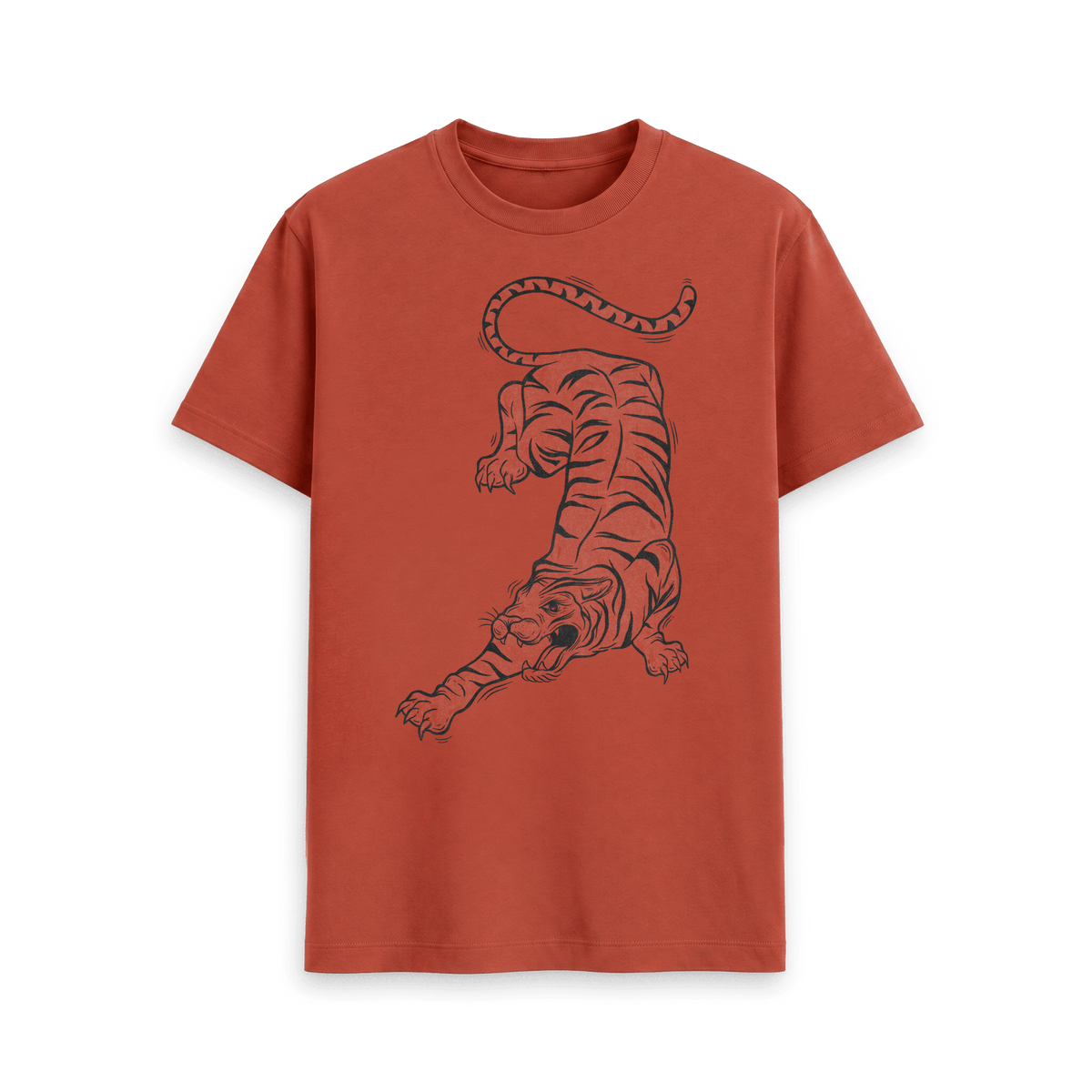 Rust Printed T-shirt Front
