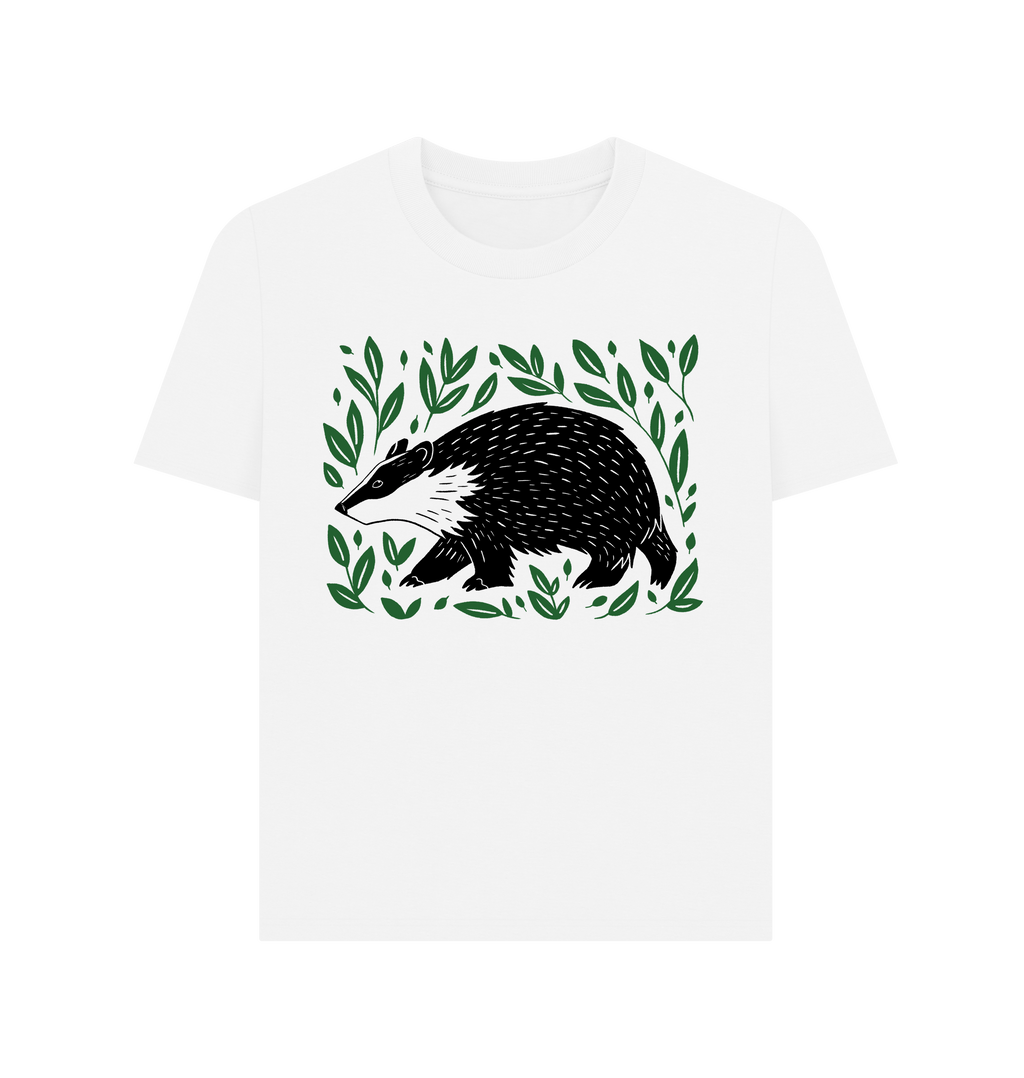 White Printed T-shirt Front