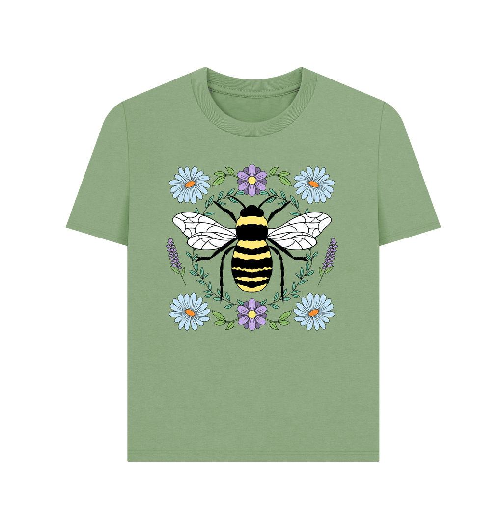 Sage Printed T-shirt Front