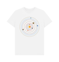 White Printed T-shirt Front