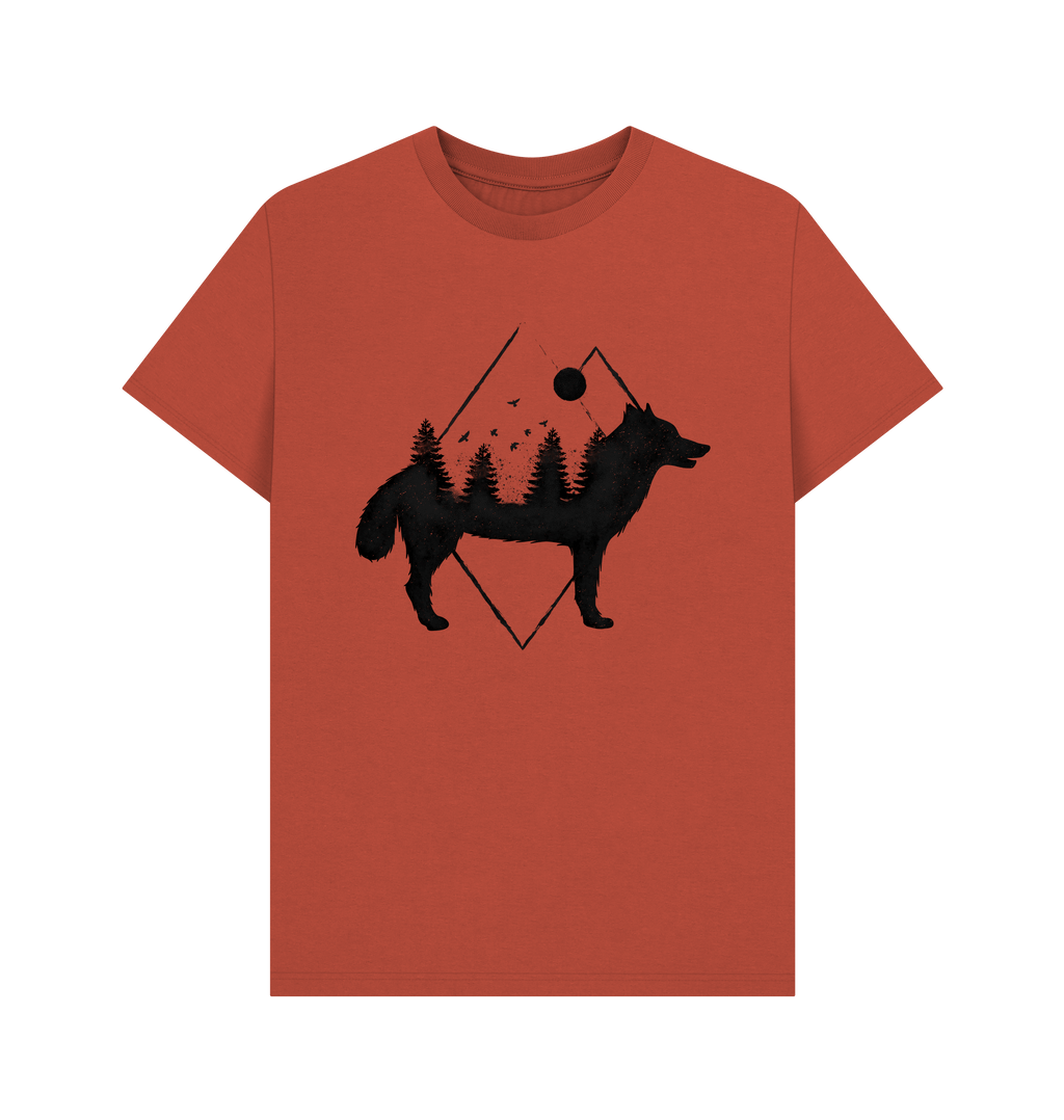 Rust Printed T-shirt Front