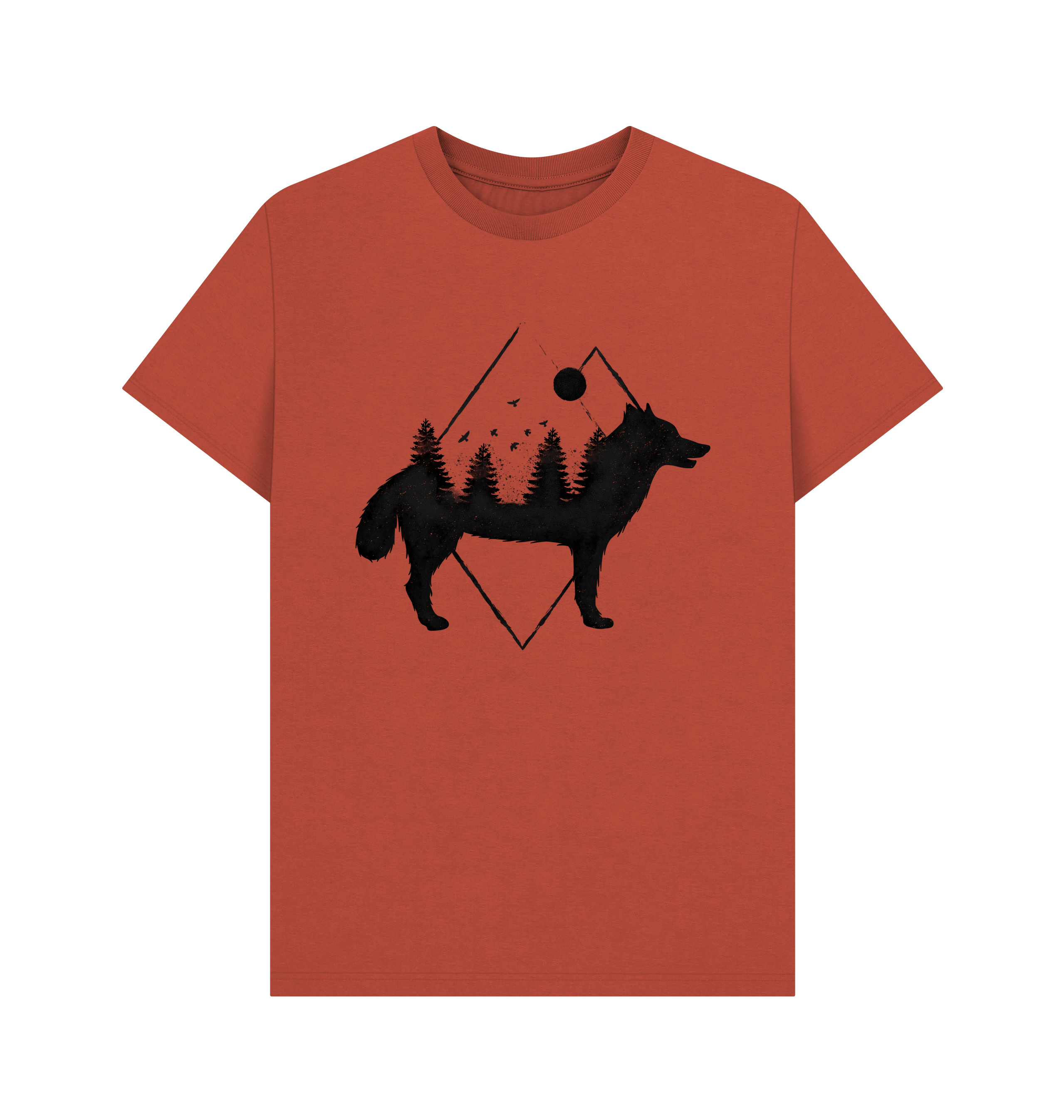 Rust Printed T-shirt Front