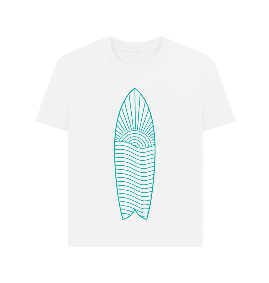 White Printed T-shirt Front