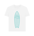 White Printed T-shirt Front