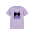 Soft Lilac Printed Kids T-Shirt Front