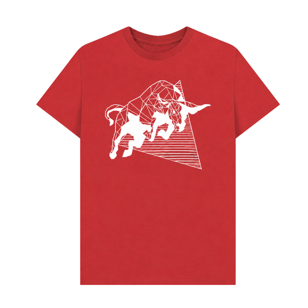 Geometric Bull T-Shirt | Wildlife Gift for Nature Lovers
