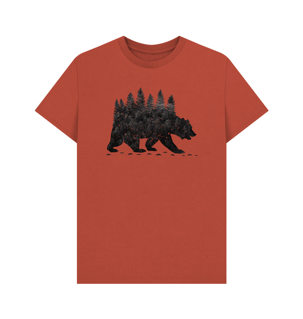 Rust Printed T-shirt Front