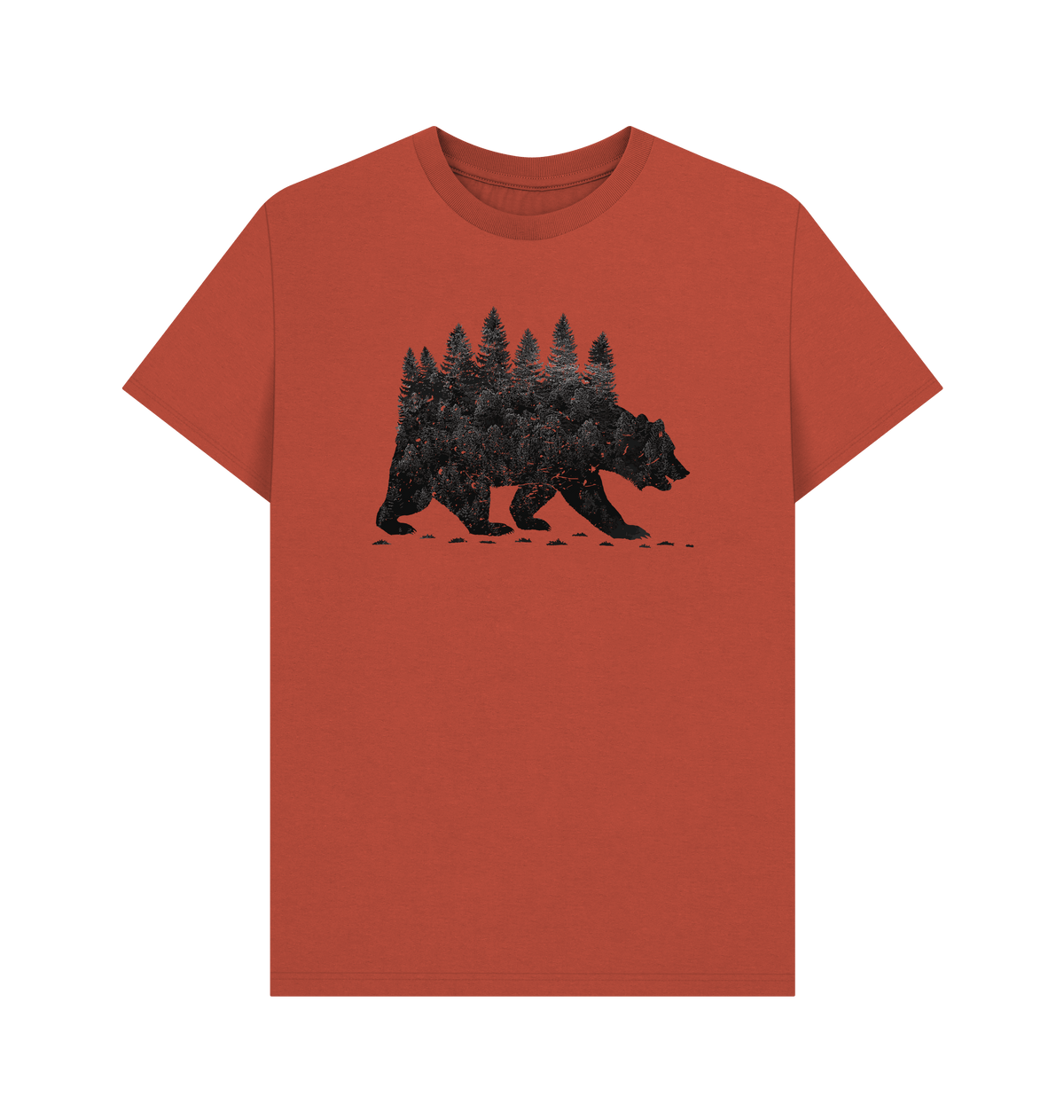 Rust Printed T-shirt Front