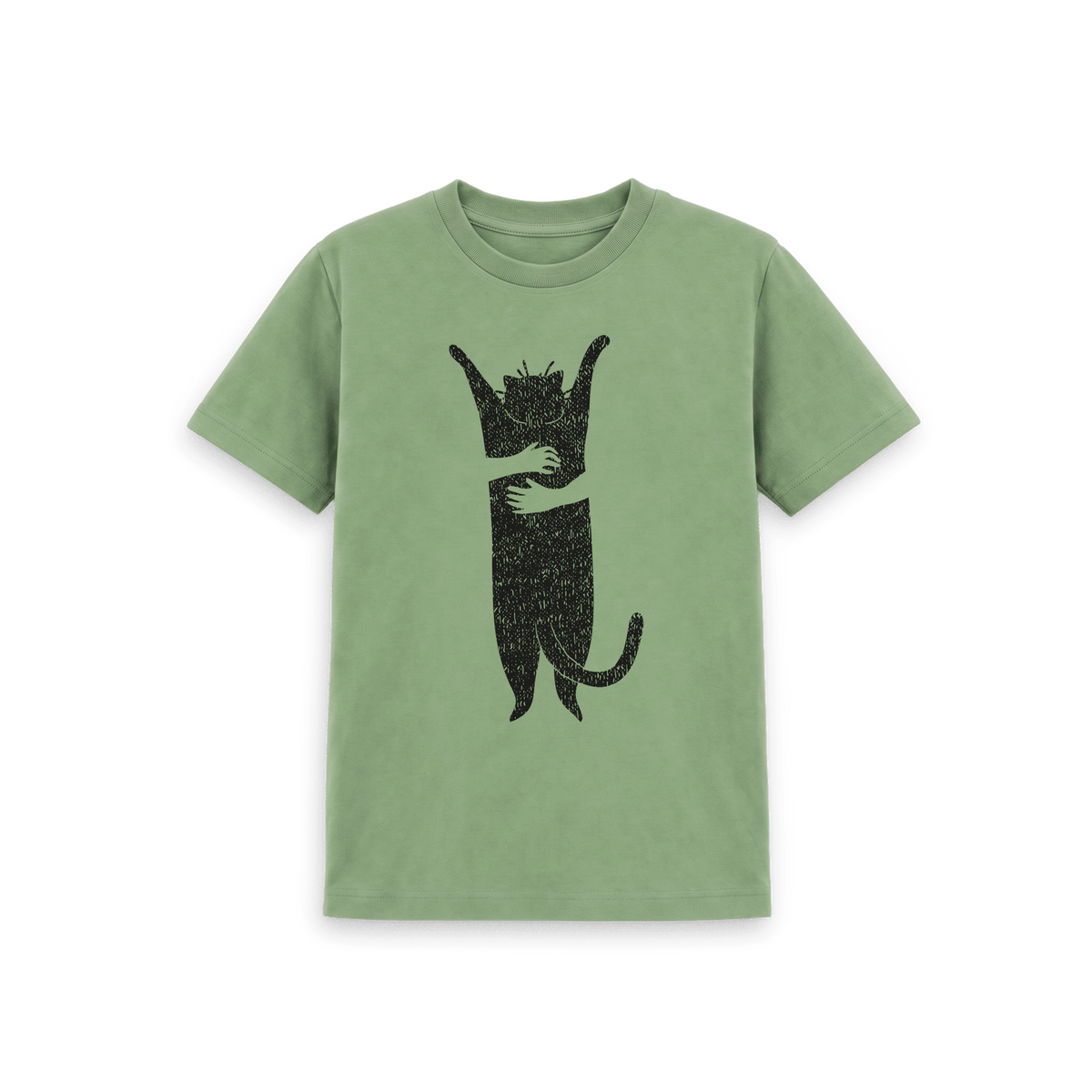 Sage Printed Kids T-Shirt Front