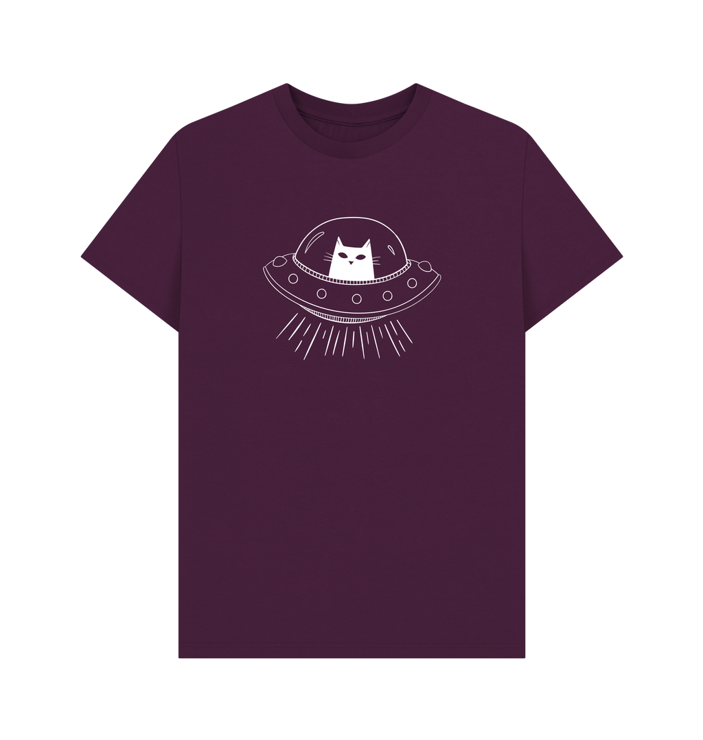 Purple Printed T-shirt Front