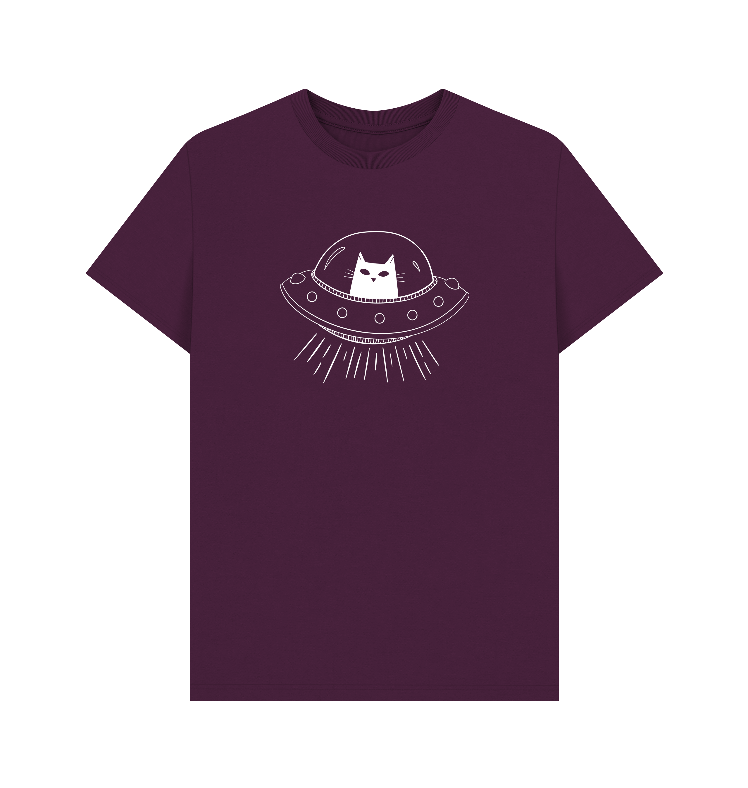 Purple Printed T-shirt Front