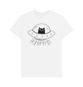 White Printed T-shirt Front
