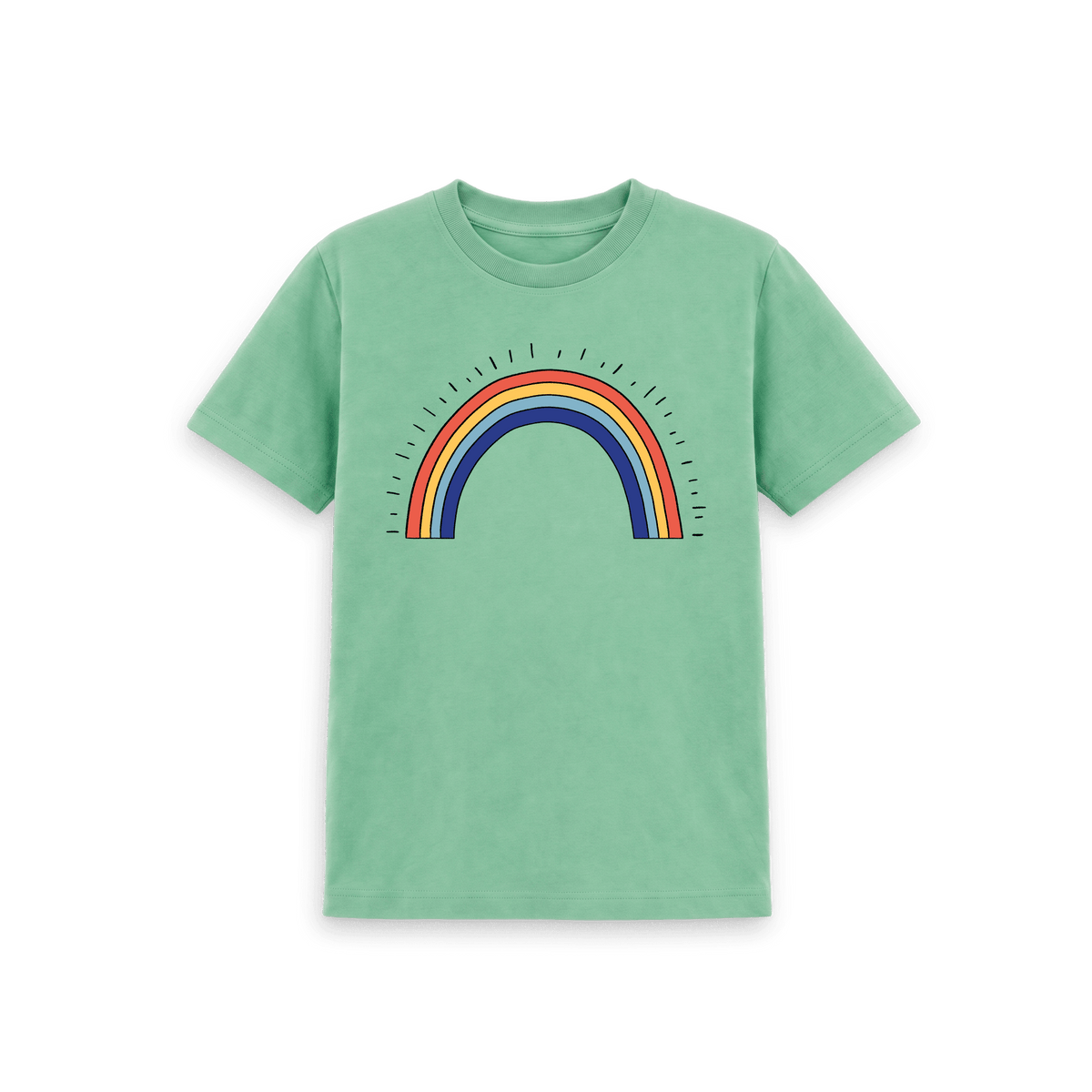 Peppermint Printed Kids T-Shirt Front