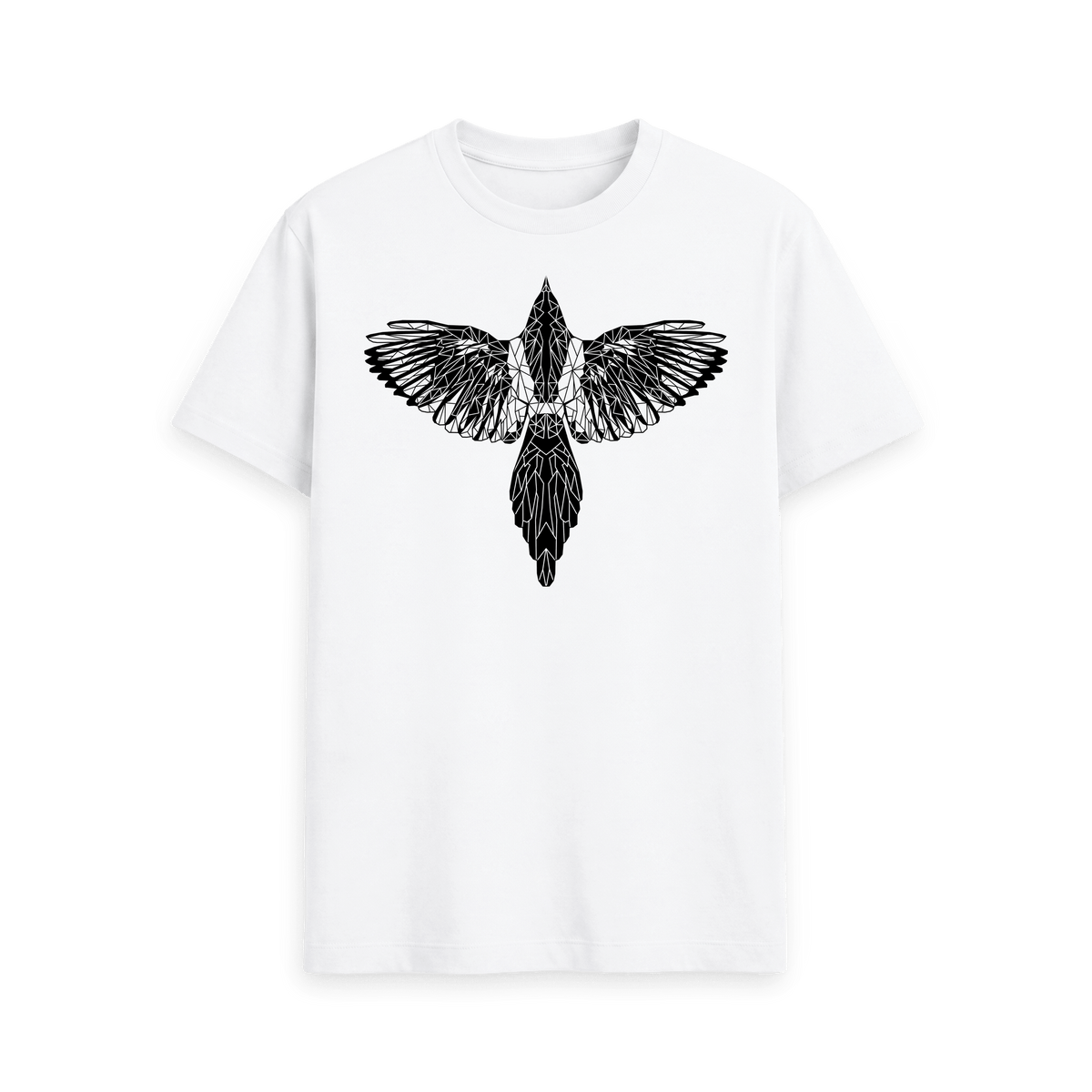 White Printed T-shirt Front