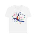 White Printed T-shirt Front
