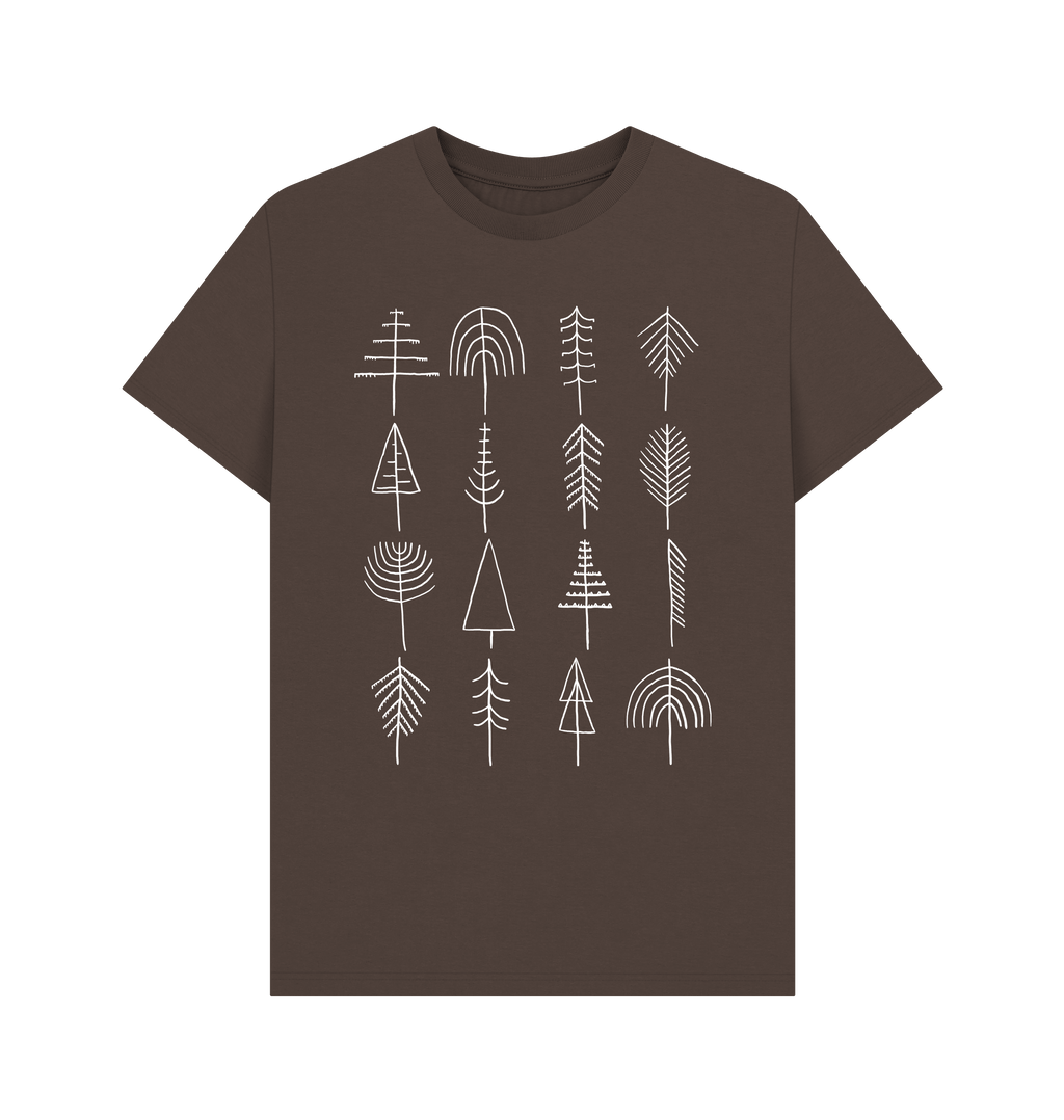 Chocolate Printed T-shirt Front