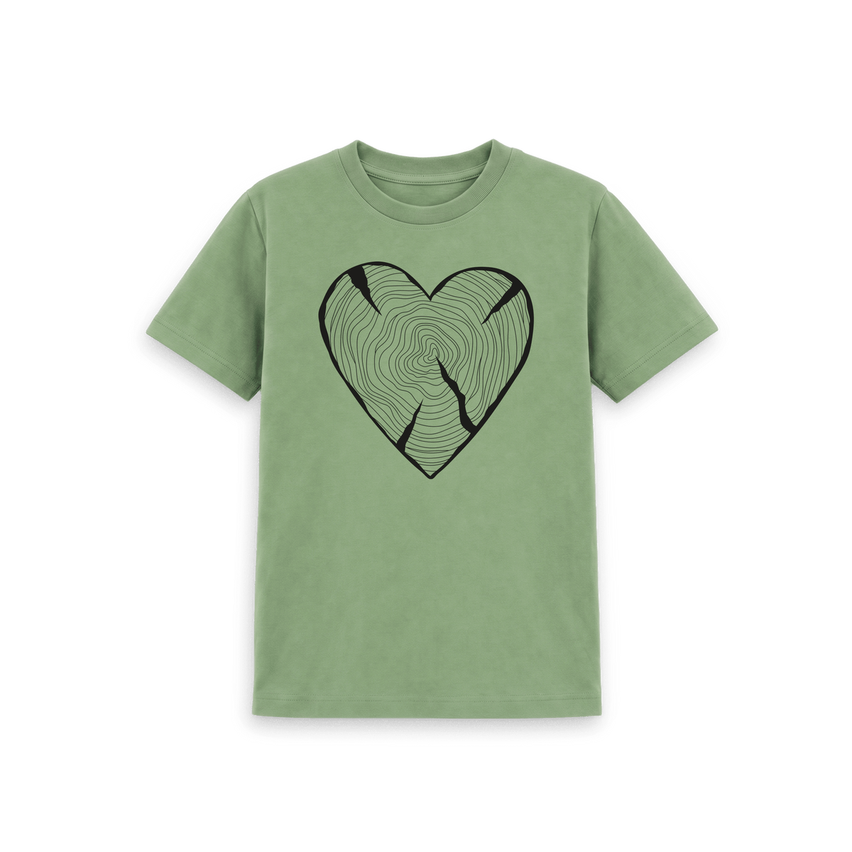 Sage Printed Kids T-Shirt Front