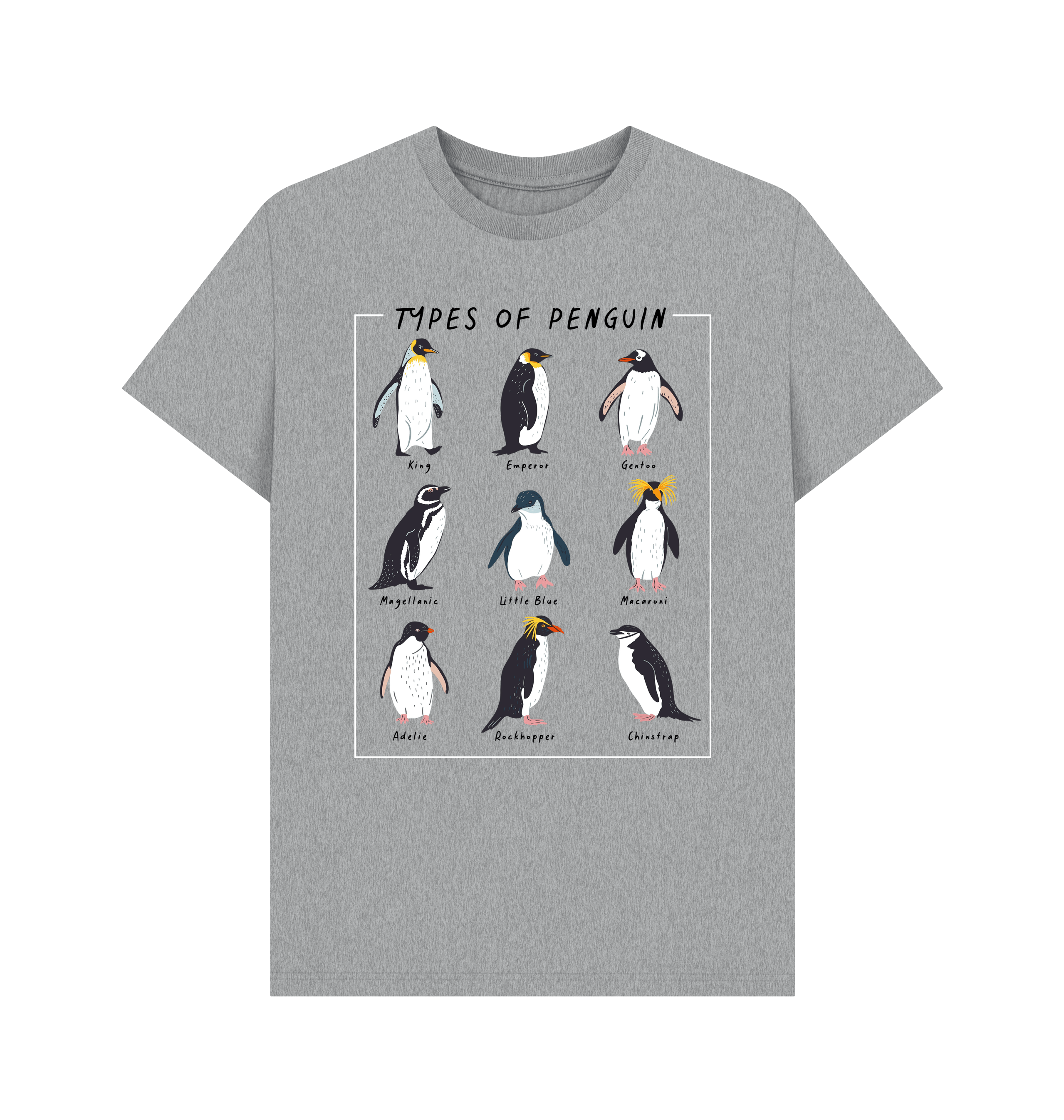 Athletic Grey Printed T-shirt Front