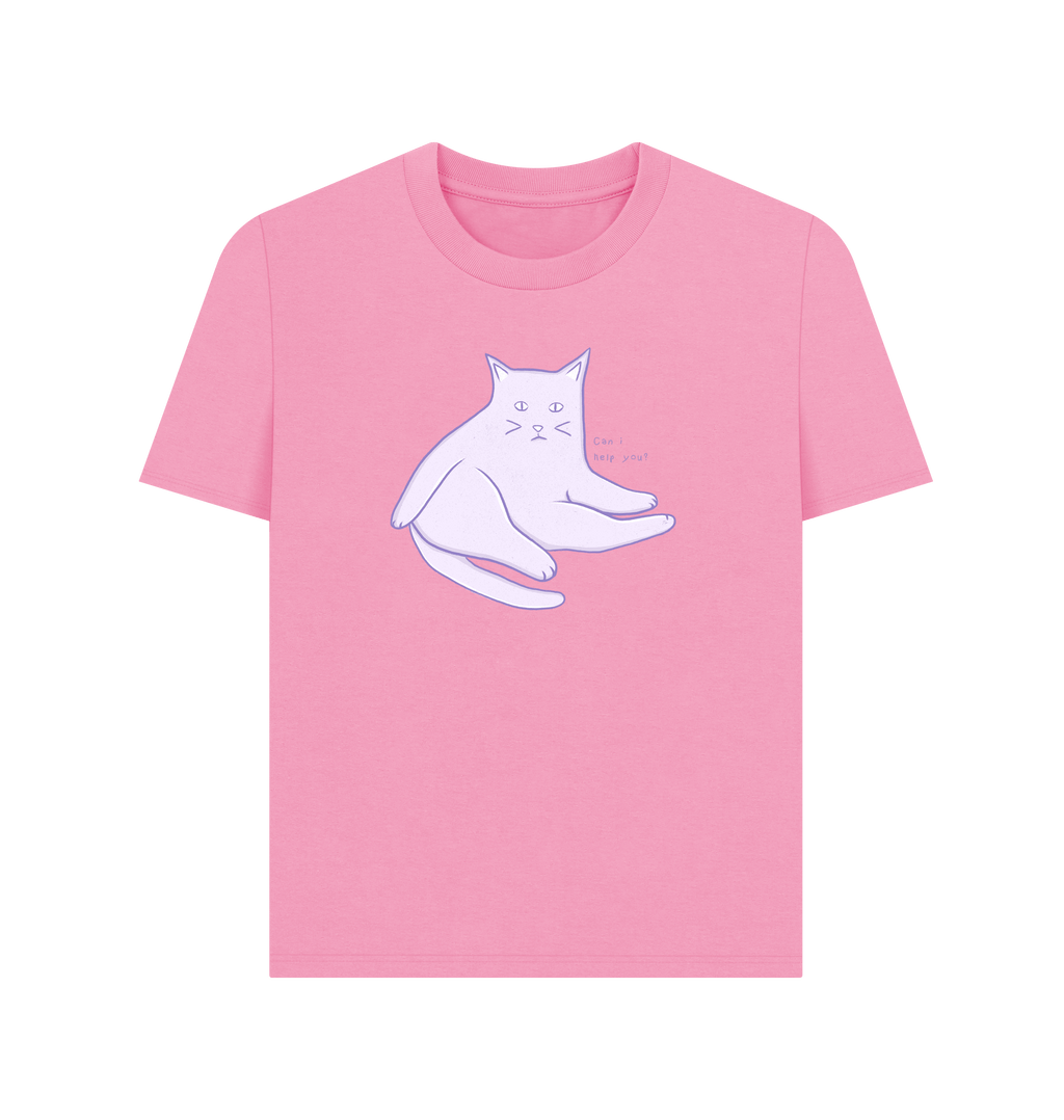 Rose Pink Printed T-shirt Front
