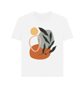 White Printed T-shirt Front