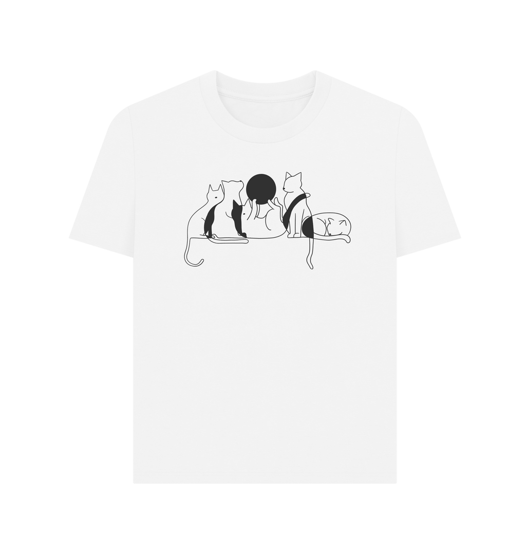 White Printed T-shirt Front