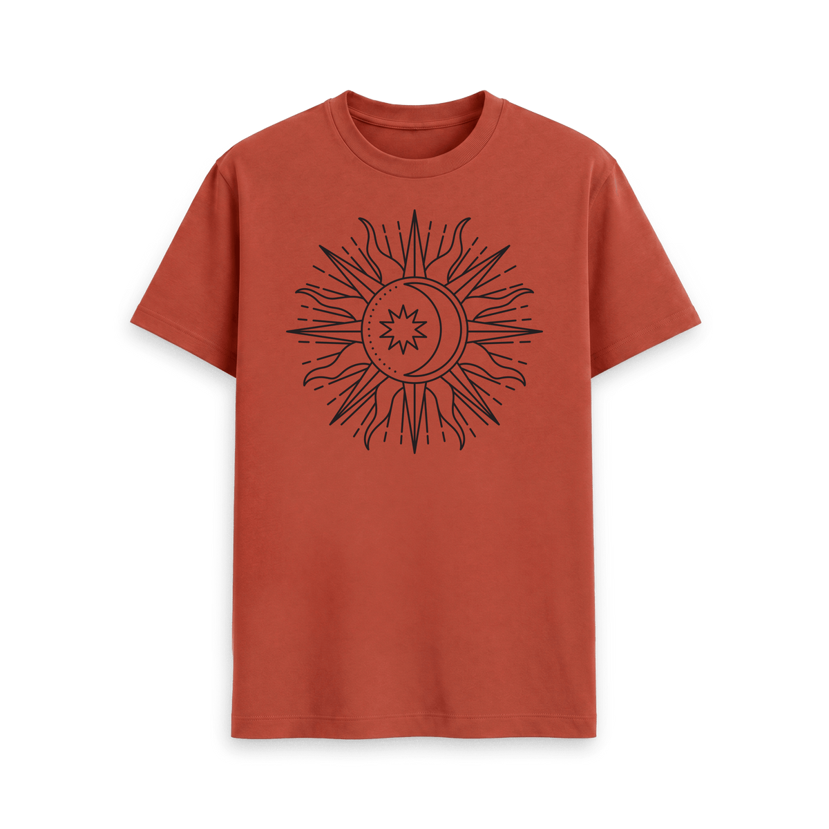 Rust Printed T-shirt Front