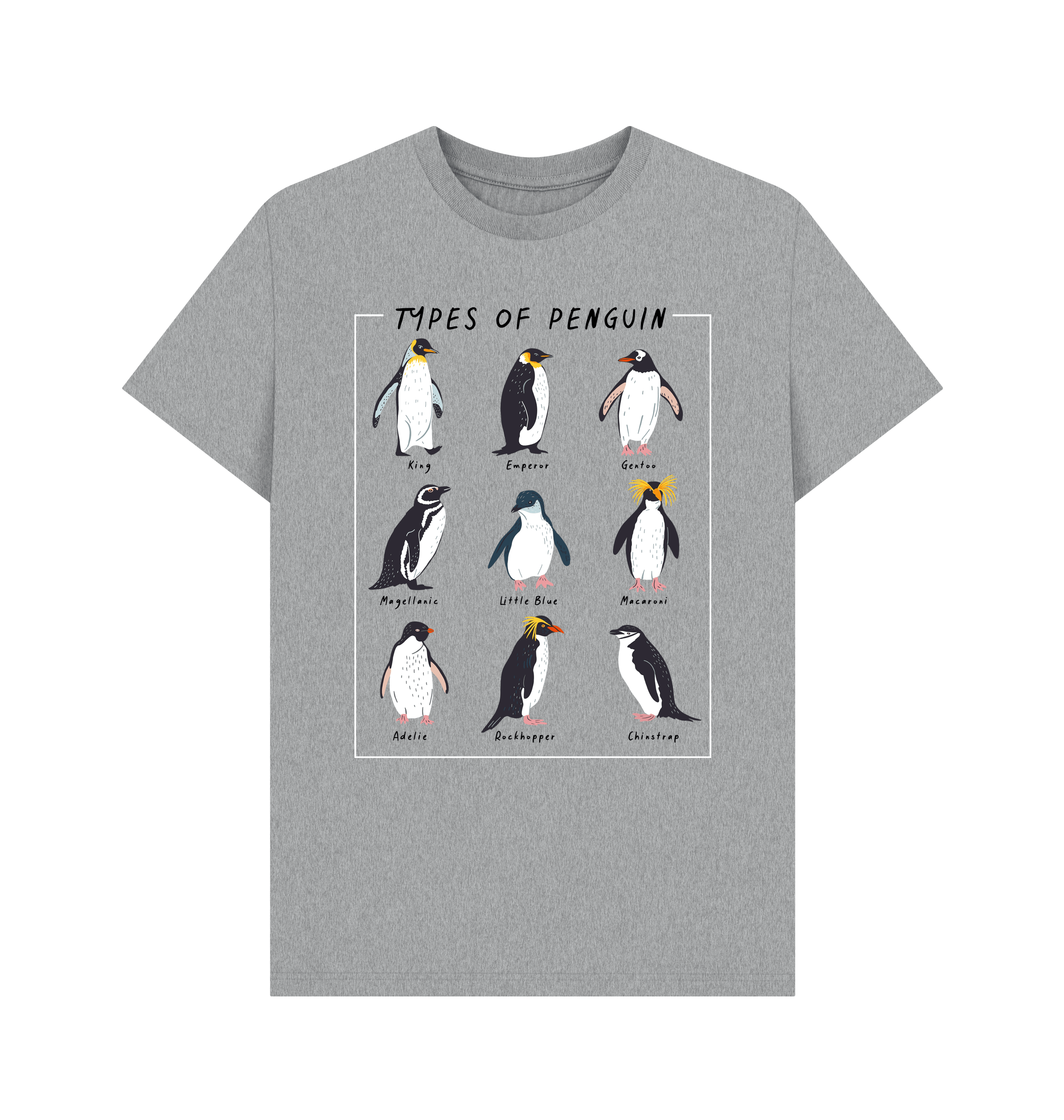 Athletic Grey Printed T-shirt Front