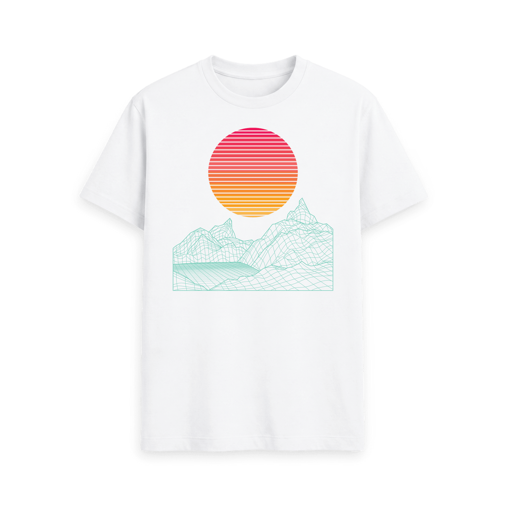 White Printed T-shirt Front