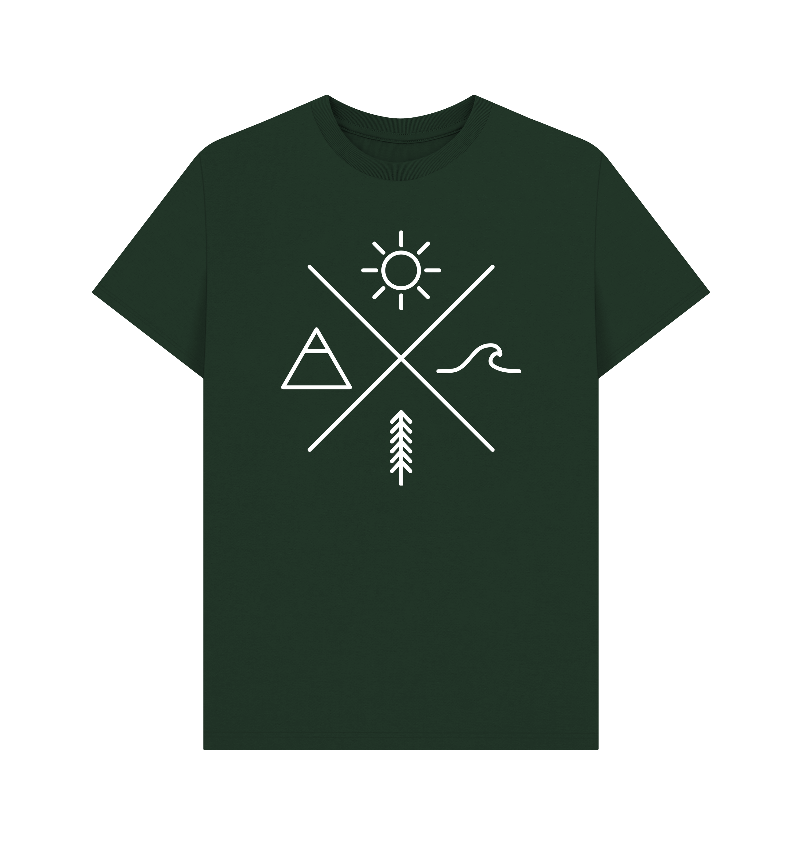 Evergreen Printed T-shirt Front