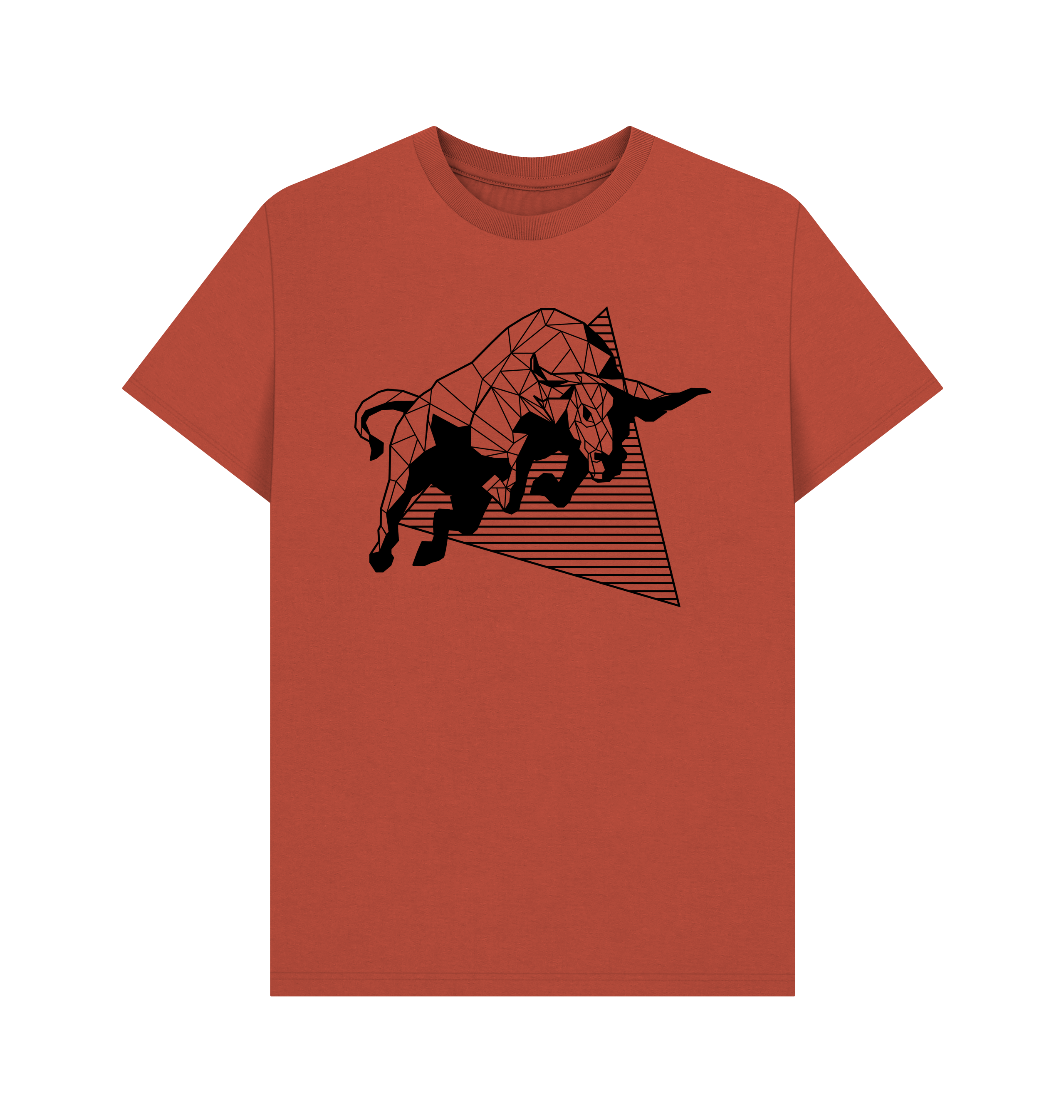 Rust Printed T-shirt Front