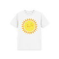 White Printed Kids T-Shirt Front