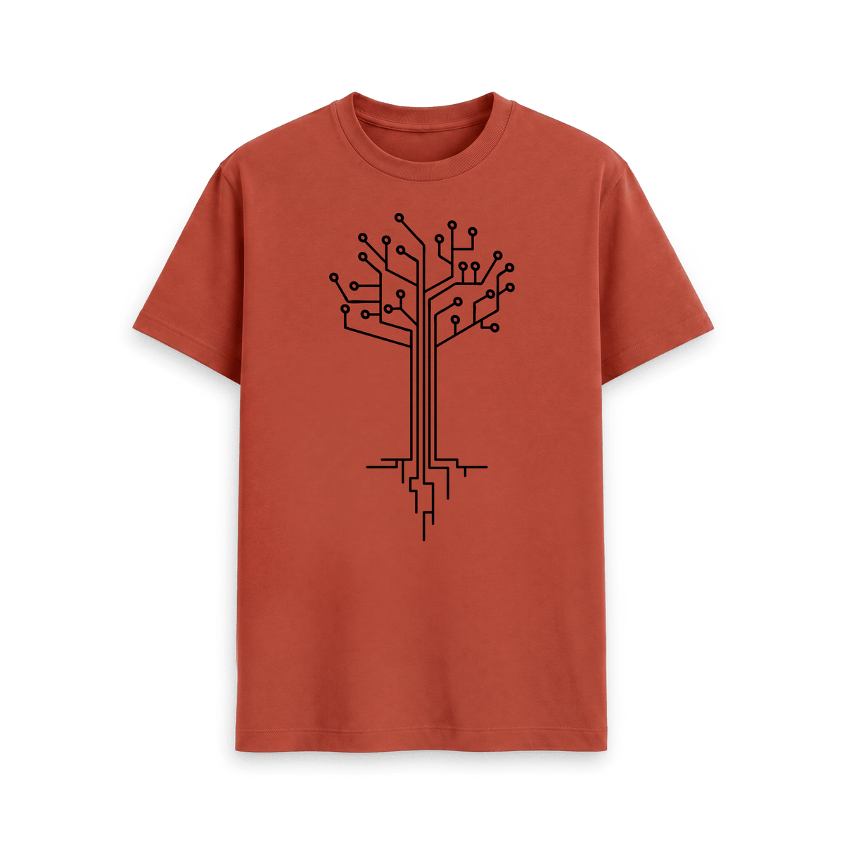 Rust Printed T-shirt Front