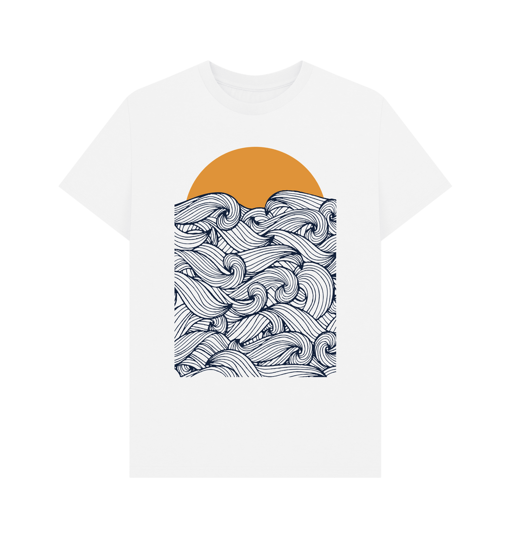 White Printed T-shirt Front