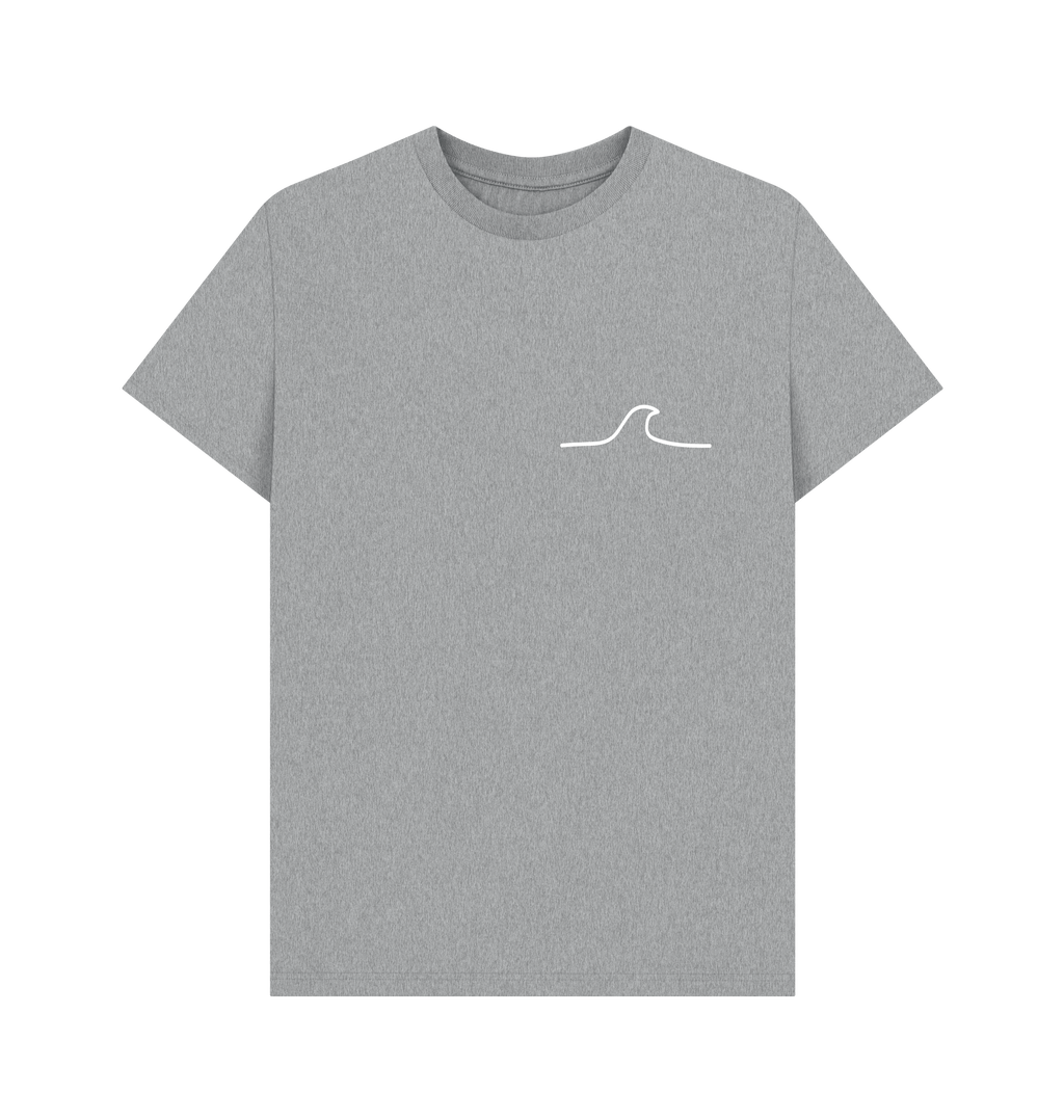 Athletic Grey Printed T-shirt Front