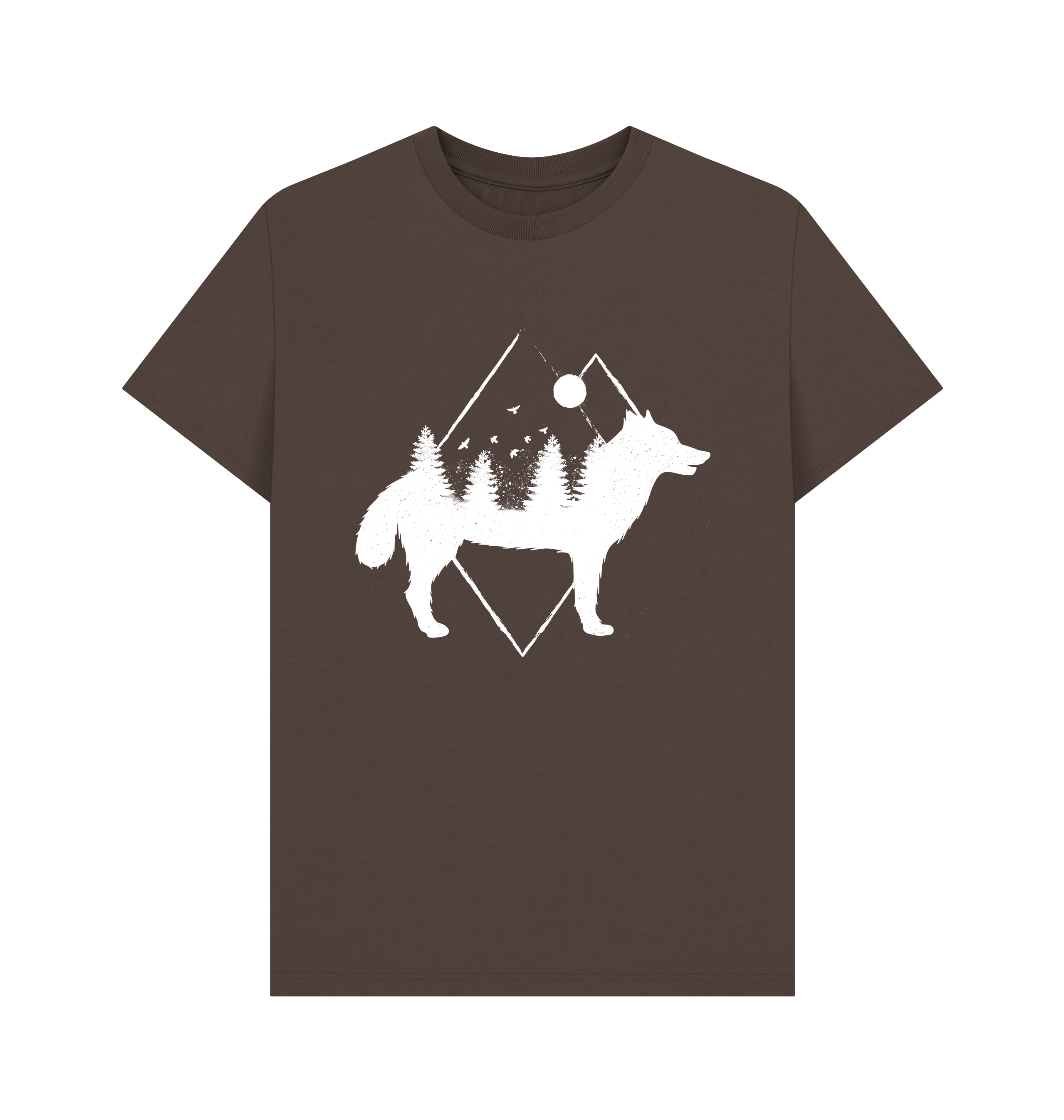 Chocolate Printed T-shirt Front