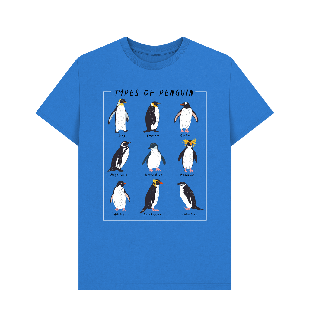 Bright Blue Printed T-shirt Front