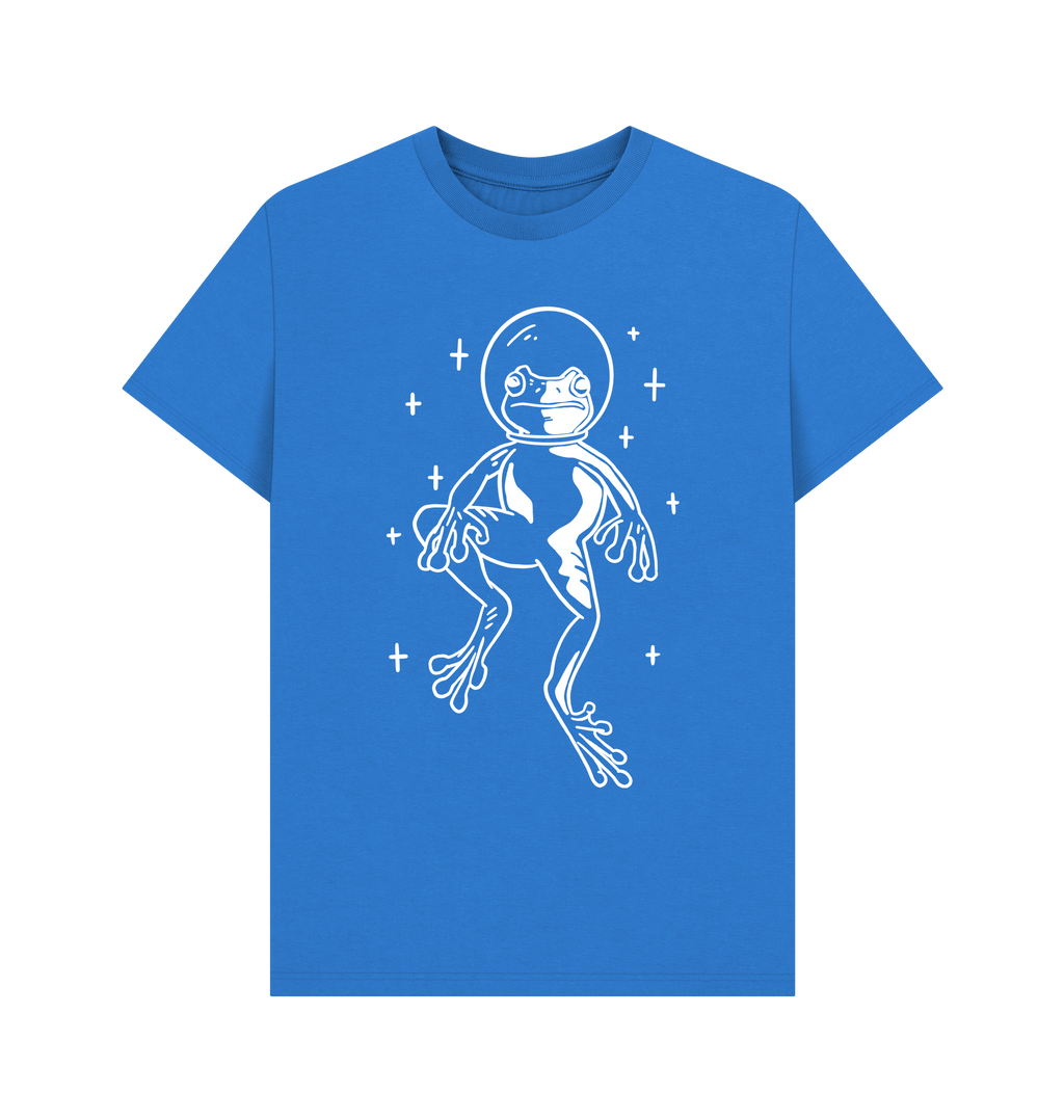 Bright Blue Printed T-shirt Front