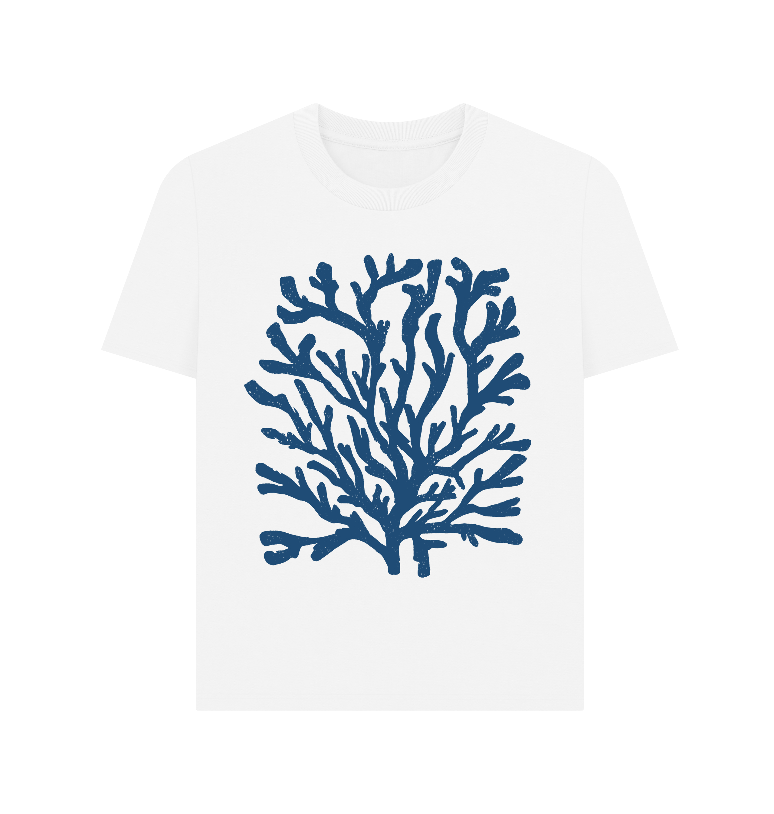 White Printed T-shirt Front