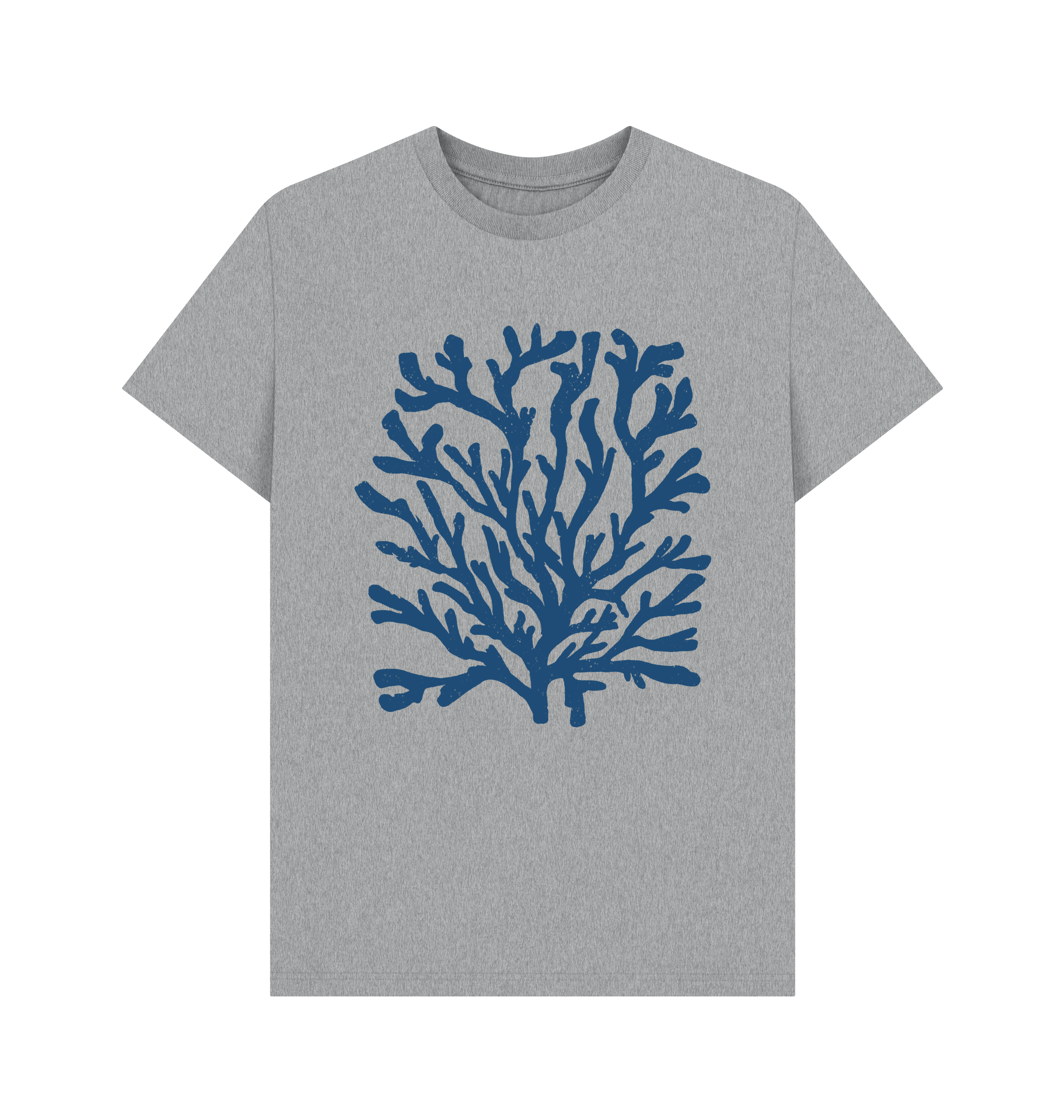 Athletic Grey Printed T-shirt Front