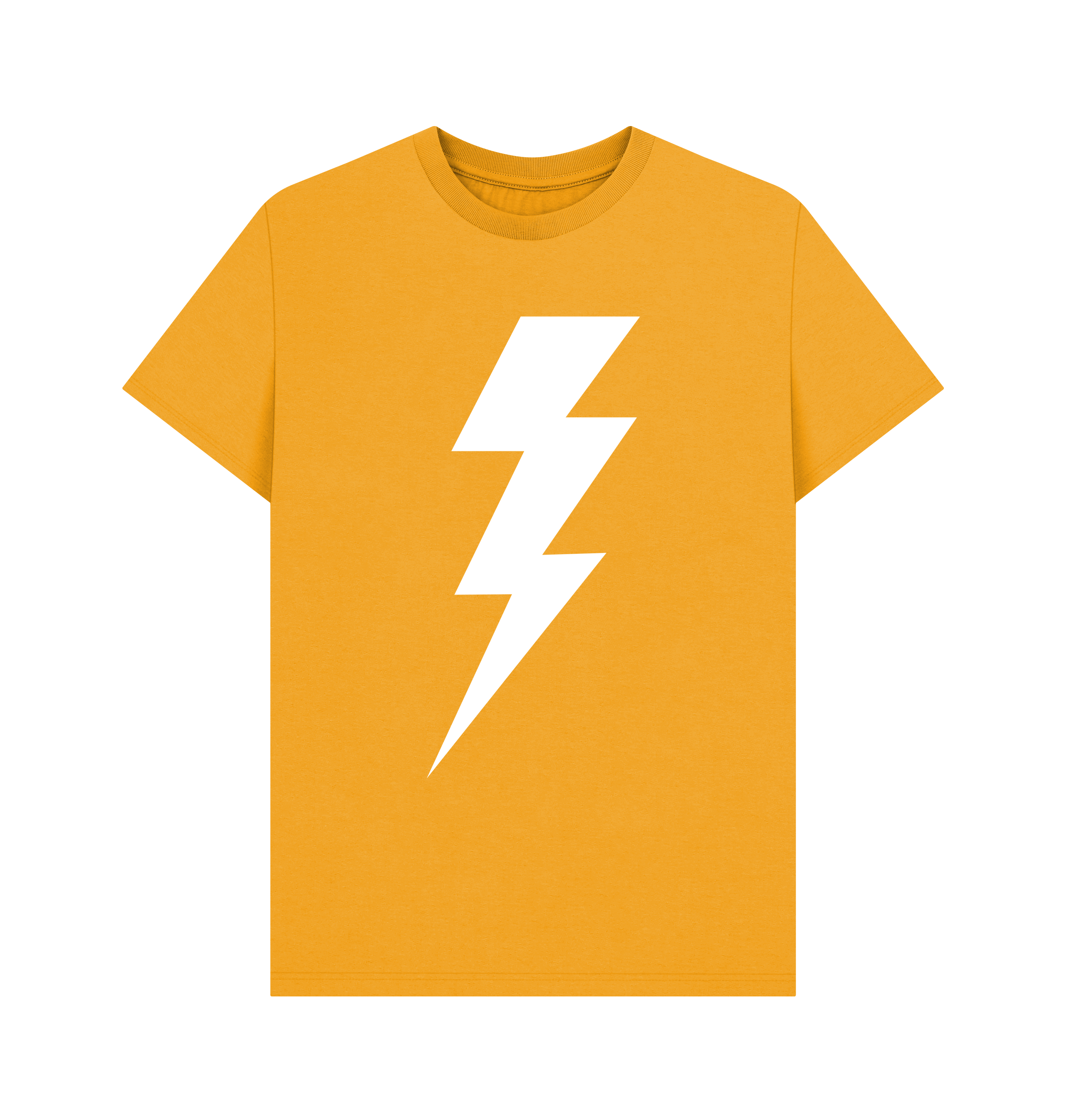 Mustard Printed T-shirt Front